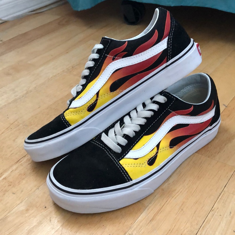 Flame Old Skool Vans
